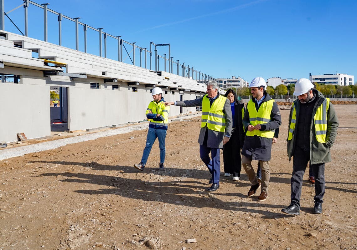 Avanzan las obras de la nueva Ciudad Deportiva de la RFFM en Torrejón, que abrirá en 2026