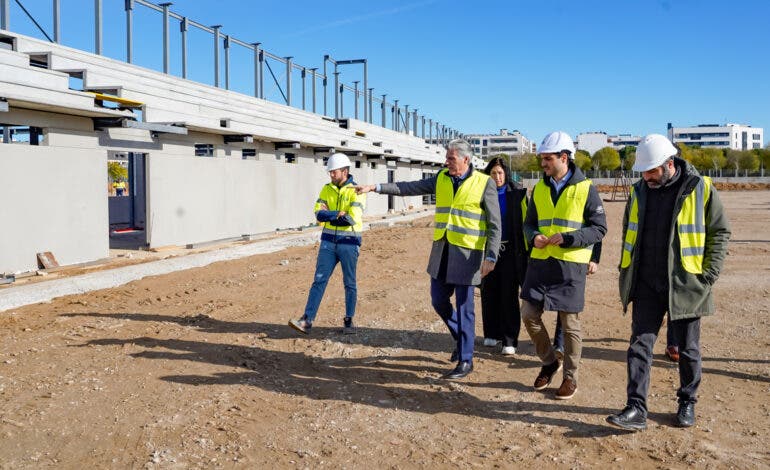 Avanzan las obras de la nueva Ciudad Deportiva de la RFFM en Torrejón, que abrirá en 2026