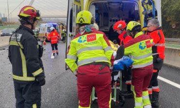 Tres heridos potencialmente graves en un alcance entre seis vehículos en la M-503 en Pozuelo