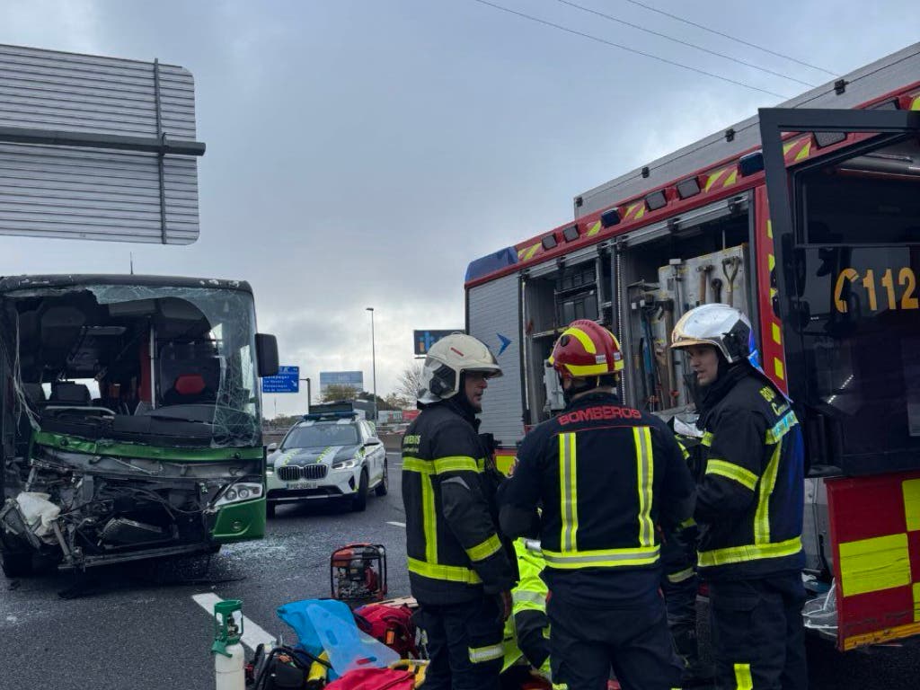 Ascienden a 34 los heridos en el accidente múltiple de la A-6 en Collado Villalba