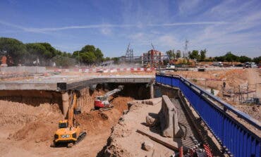 Avanza el soterramiento de la A-5: todo el tráfico se desviará el lunes a la calzada de entrada a Madrid