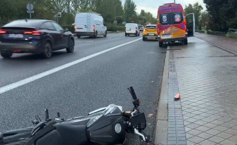 Muere un motorista de 31 años tras sufrir un accidente en Villaverde