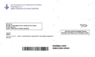 Cómo pagar la tasa de basuras en Torrejón: esta es la carta que recibirás