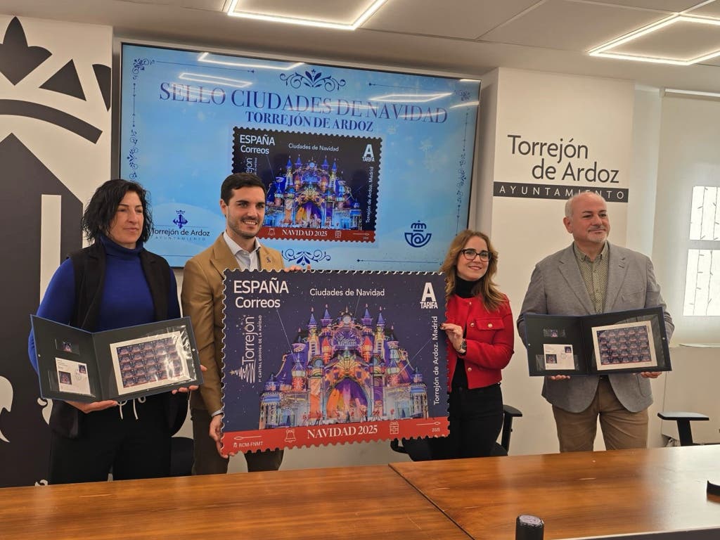 Correos dedica un sello a las Mágicas Navidades de Torrejón de Ardoz