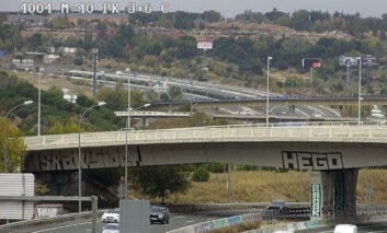 Corte total de la M-40 durante todo el fin de semana por obras de emergencia a la altura de Sanchinarro