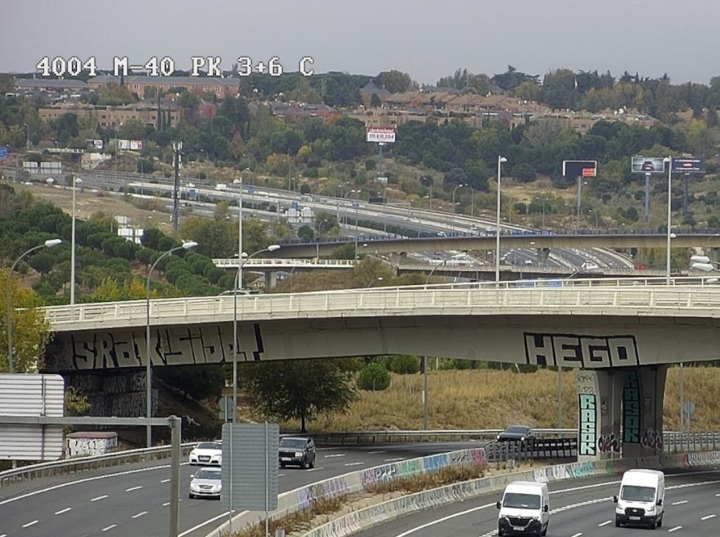 Corte total de la M-40 durante todo el fin de semana por obras de emergencia a la altura de Sanchinarro
