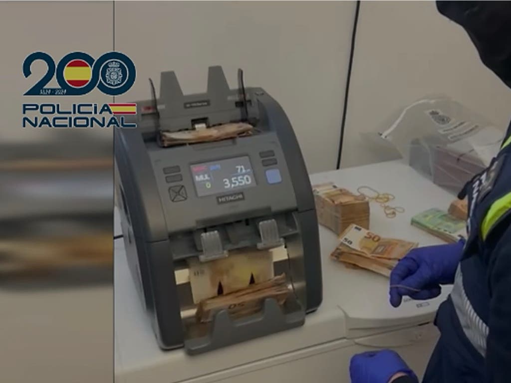 Desmantelada en Rivas una «entidad bancaria para el narco» con 16 detenidos y 500.000 euros intervenidos