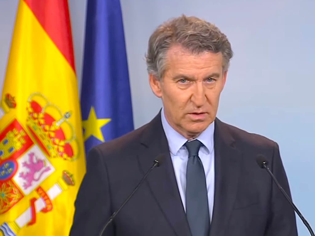 Feijóo convoca a los españoles a una concentración el domingo en Madrid contra la corrupción tras la entrada de Ábalos en prisión