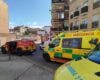 Dos heridos, uno grave, al arder un carrito de bebé en un edificio de Fuenlabrada