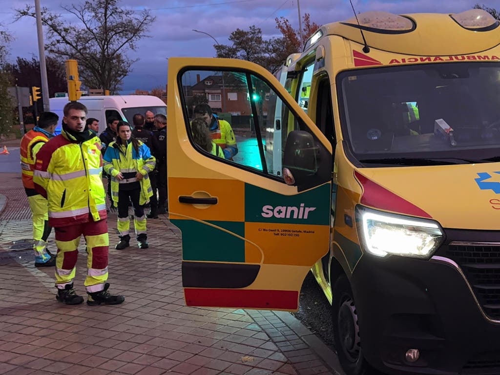 Heridos dos jóvenes de 15 años en una colisión entre el patinete que compartían y un coche en Parla