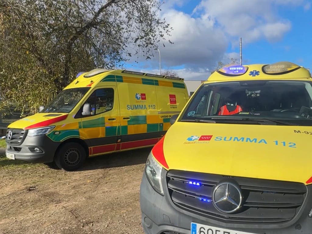 Muere una mujer y un hombre resulta muy grave tras un incendio en un parque en Alcalá de Henares