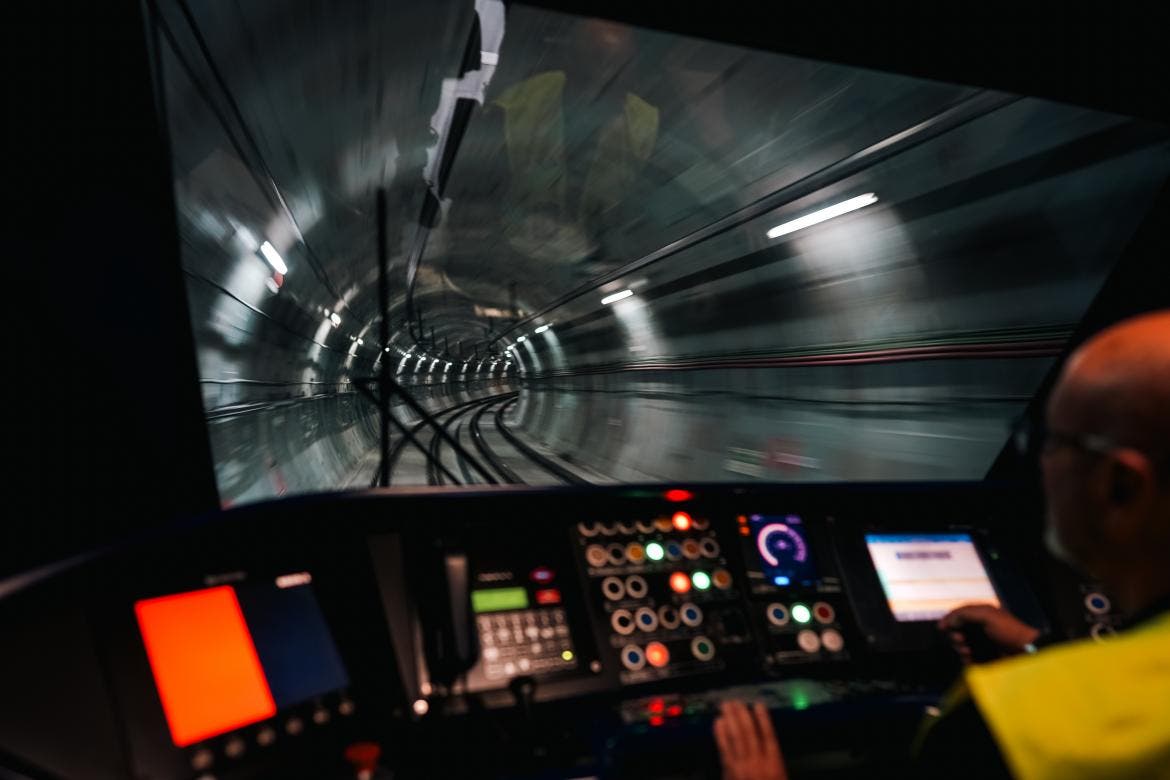 En el interior de la Línea 7B de Metro que reabrirá el sábado