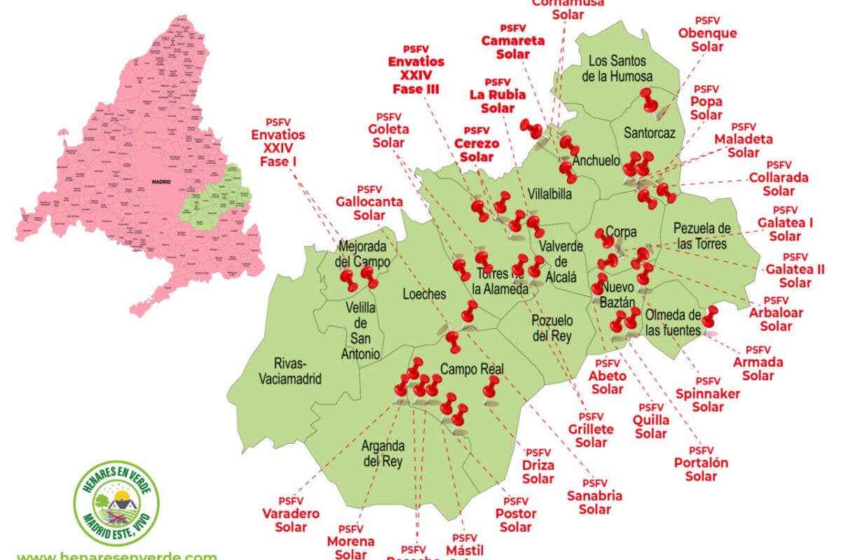 Henares en Verde denuncia la expropiación de terrenos para la instalación de macroplantas fotovoltaicas