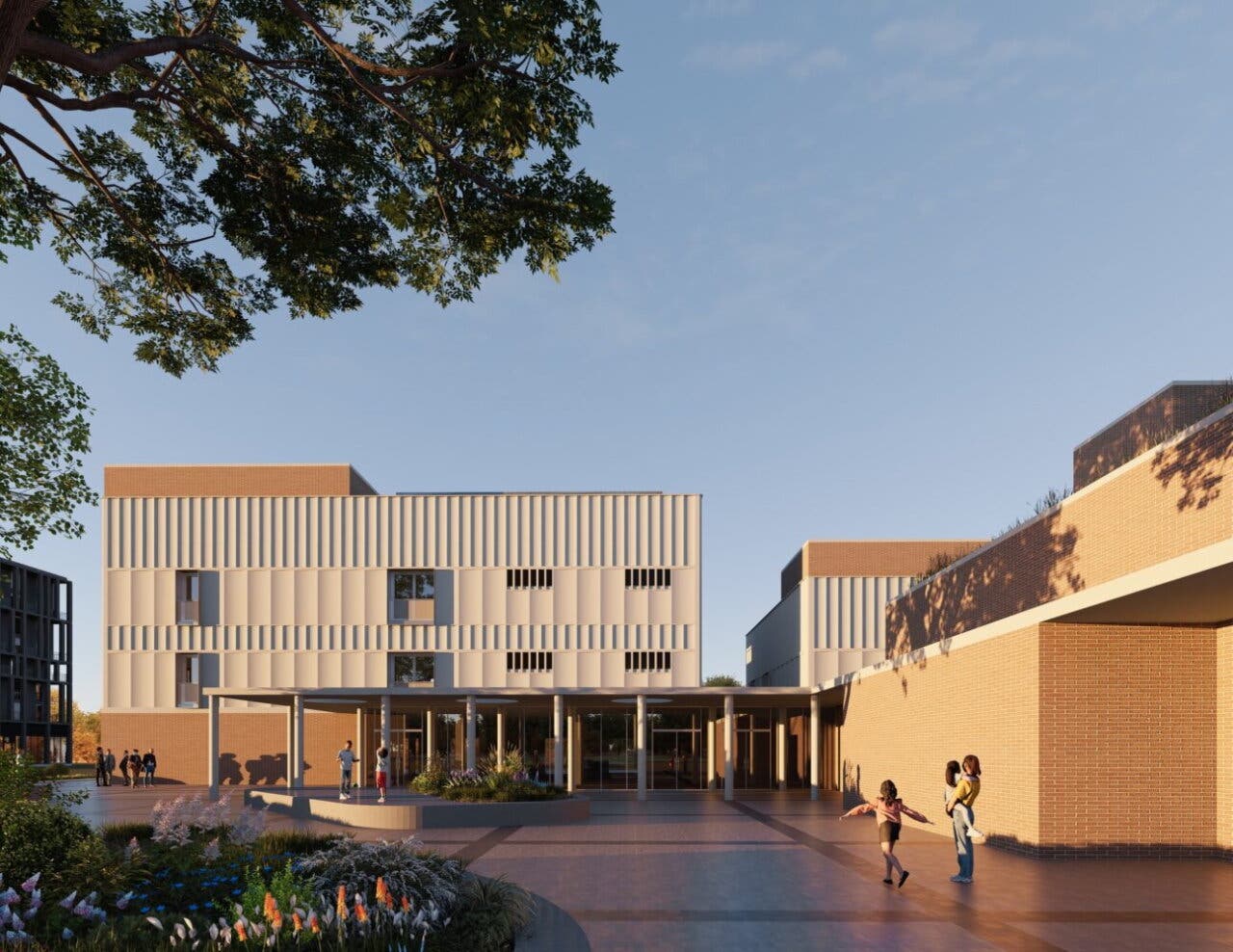 Recreación del nuevo centro cultural en El Cañaveral, Madrid.