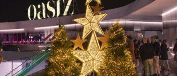 Oasiz Madrid en Torrejón estrena estas Navidades Xmas-Land con toboganes, nieve y encuentros con Papá Noel