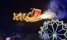 Papá Noel surca el cielo de Torrejón cada tarde, la gran novedad de las Mágicas Navidades