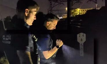 La Policía Local de Torrejón interviene en las vías del tren por un nuevo robo de cable