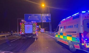 Muere un conductor de 49 años en un accidente en la M-50 en Fuenlabrada