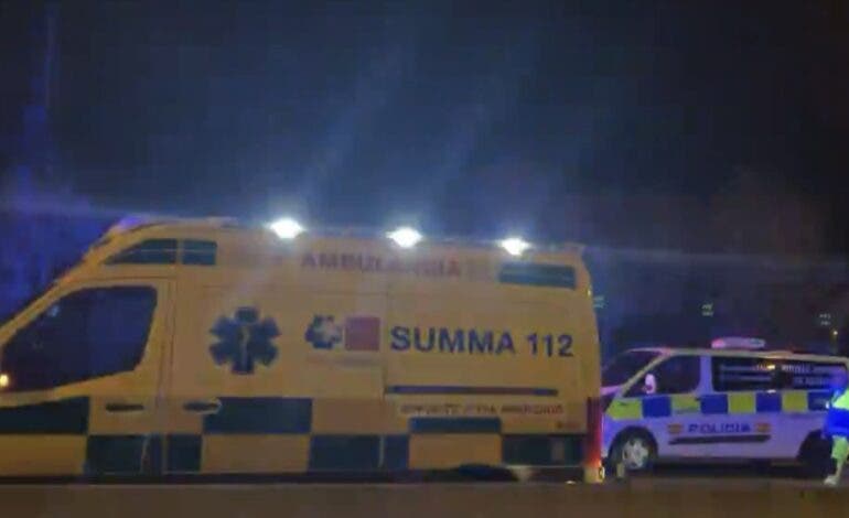 Un coche en sentido contrario provoca un grave accidente en la M-506 en Alcorcón con seis heridos, dos de ellos graves