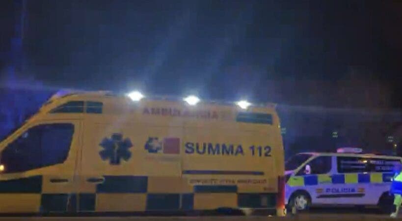 Un coche en sentido contrario provoca un grave accidente en la M-506 en Alcorcón con seis heridos, dos de ellos graves