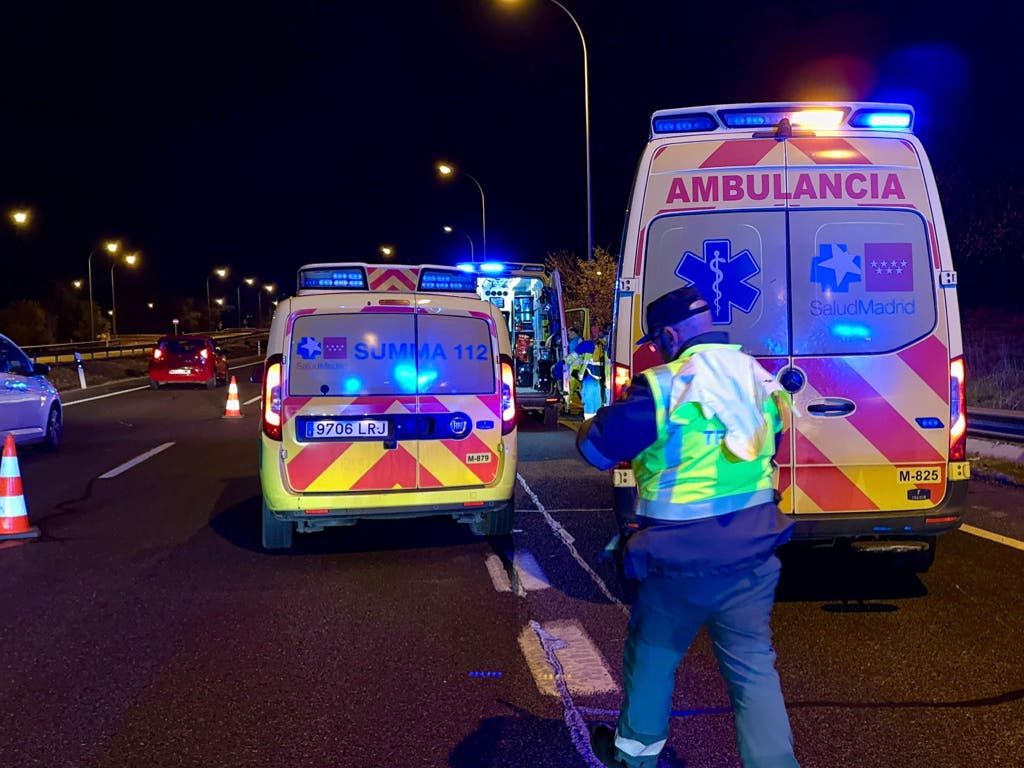 Muere un joven de 21 años en un accidente de moto en la M-407 en Leganés