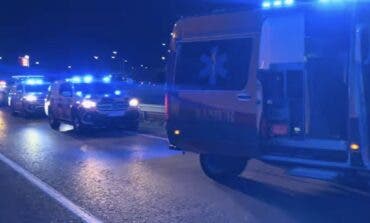 Un motorista de 23 años pierde un brazo y resulta herido muy grave en un accidente en la A-42