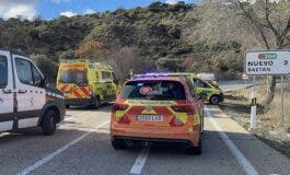Muy grave un motorista de 66 años tras sufrir un accidente en la M-204 en Villar del Olmo
