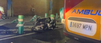 Muere un motorista de 65 años en un accidente en el túnel de María de Molina