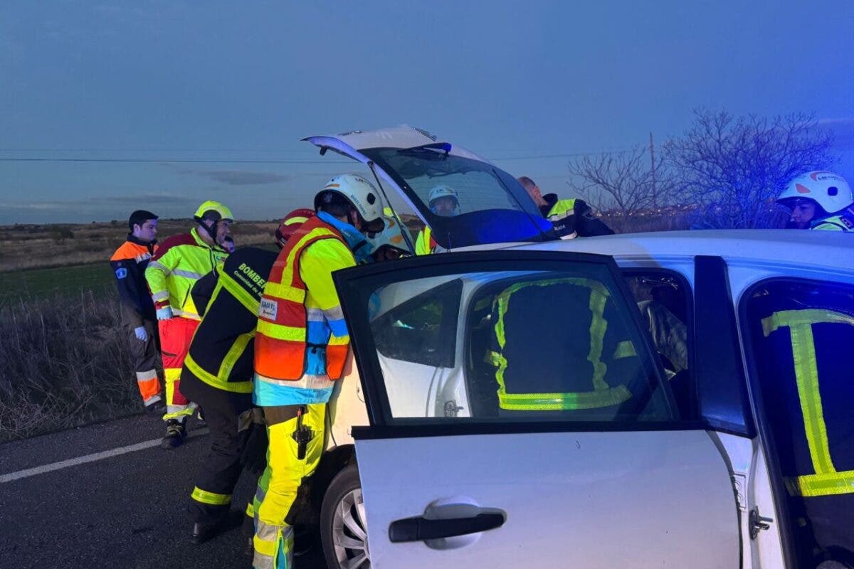 Seis heridos en un brutal accidente entre tres coches en la M-507 en Navalcarnero