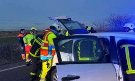 Seis heridos en un brutal accidente entre tres coches en la M-507 en Navalcarnero
