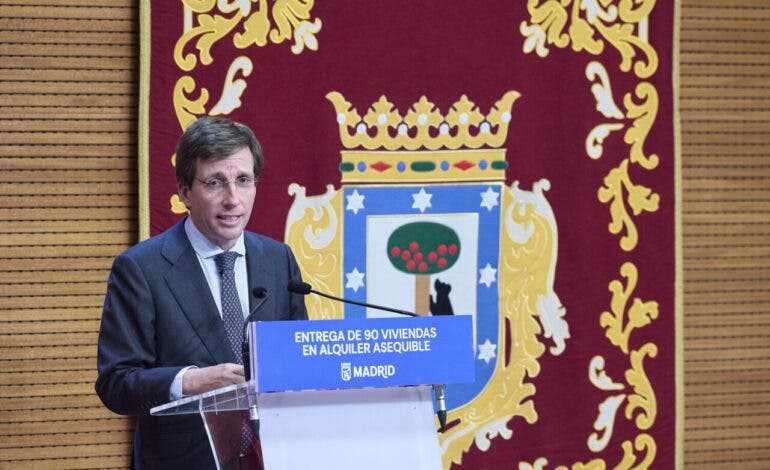 Almeida anuncia que en 2026 habrá más de 6.100 viviendas de alquiler asequible en marcha en Madrid