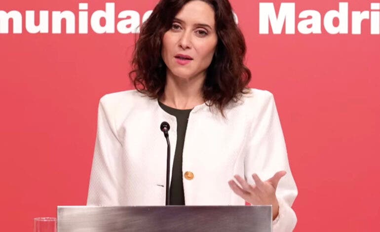 Ayuso presume de gestión y asegura haber cumplido ya el 97 % de su programa electoral