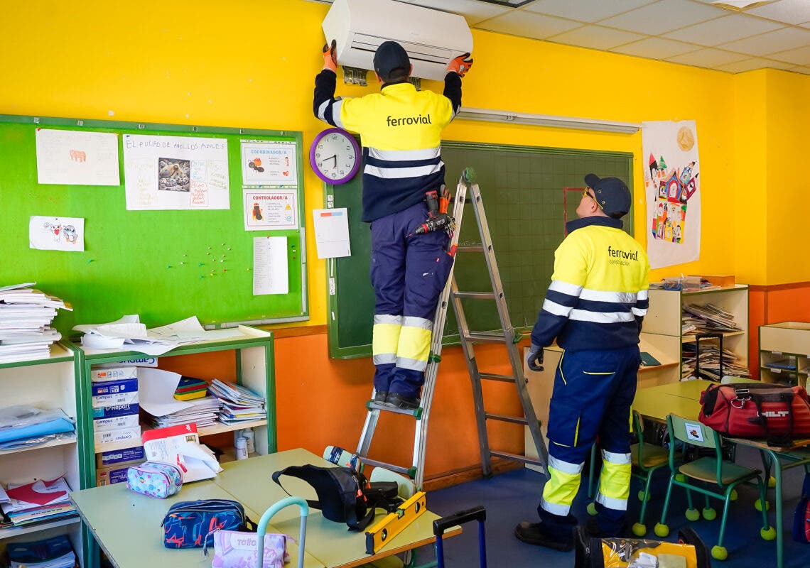 Arganda y Rivas inician la climatización de sus colegios tras el paso dado por Torrejón