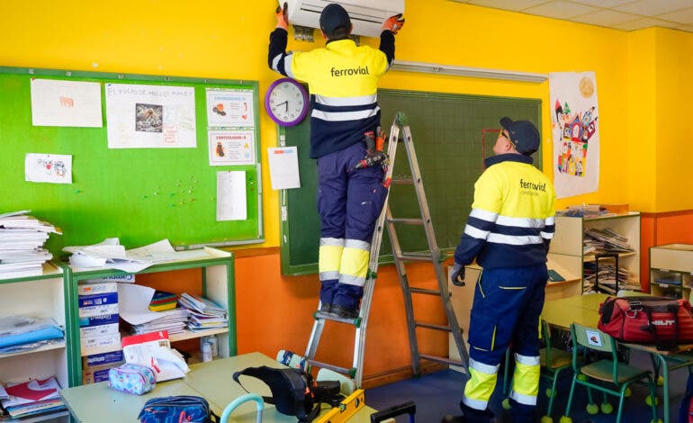Arganda y Rivas inician la climatización de sus colegios tras el paso dado por Torrejón