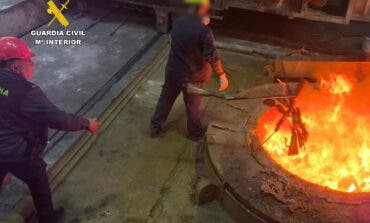 La Guardia Civil de Guadalajara reduce a chatarra 529 armas de fuego, armas blancas, piezas y objetos peligrosos