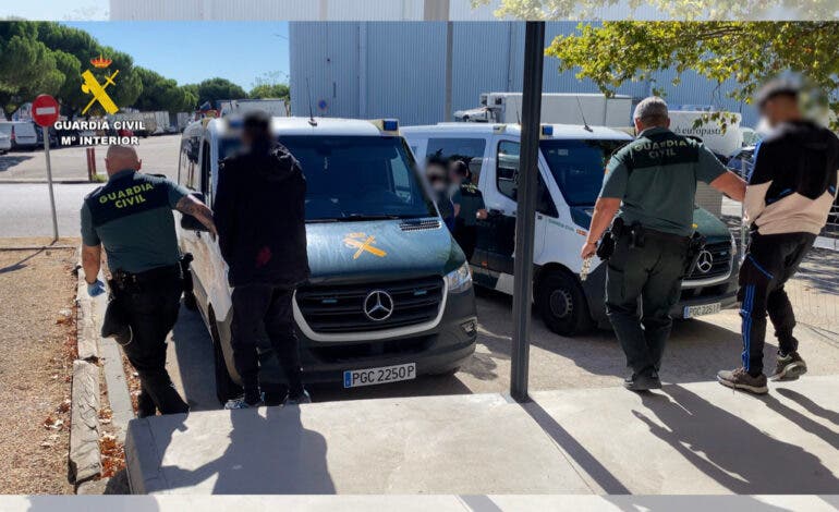 12 detenidos por robar la mercancía de camiones en Guadalajara, Madrid y Toledo