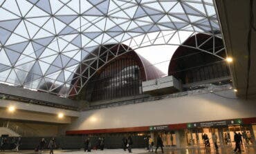 La estación de Chamartín reabre su entrada principal con una gran bóveda acristalada