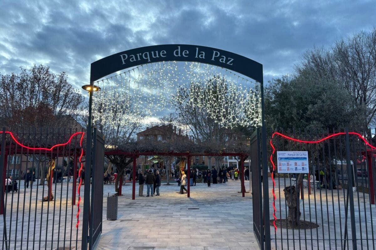 Mejorada del Campo estrena el renovado Parque de La Paz tras una reforma integral