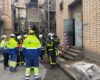 Un incendio en un cuarto de baterías moviliza a siete dotaciones de bomberos en Morata de Tajuña