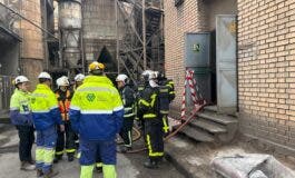 Un incendio en un cuarto de baterías moviliza a siete dotaciones de bomberos en Morata de Tajuña
