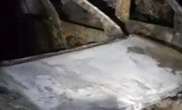 Seis coches y una moto calcinados en el incendio de un garaje en Madrid