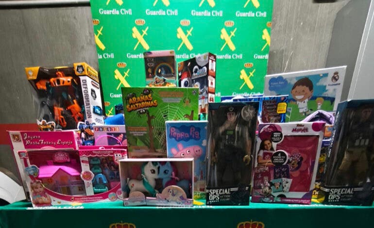 Localizan en Alovera 220 juguetes robados en Borox y detienen a un hombre por receptación