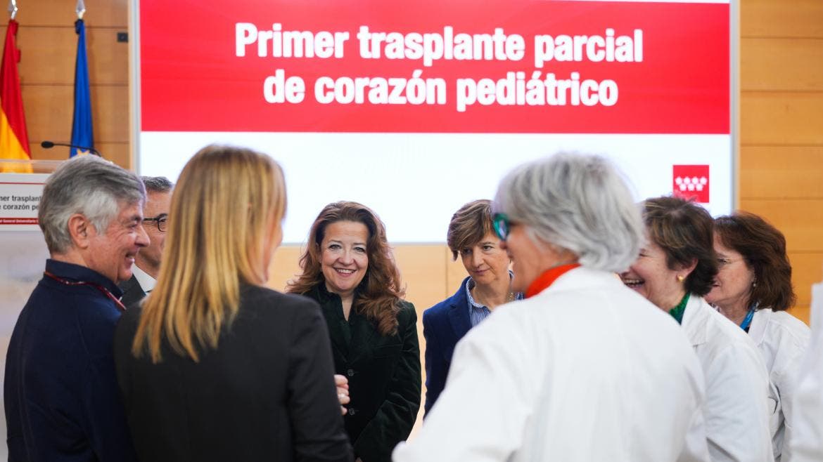 Presentación del primer trasplante parcial de corazón pediátrico en Madrid