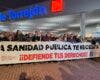 Una protesta ante el Hospital de Torrejón pide revocar la concesión a Ribera y una gestión 100 % pública