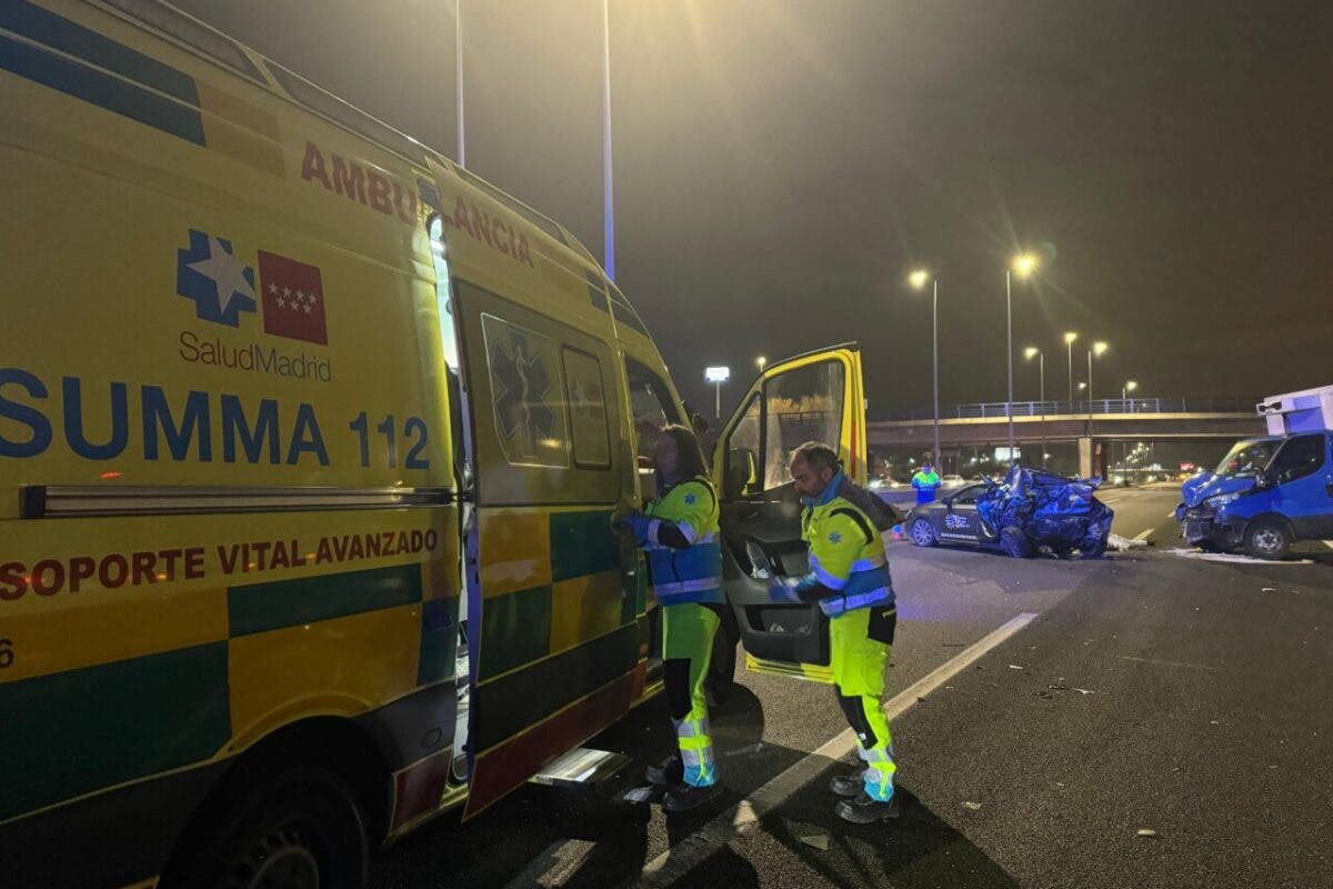 Muere un conductor de 63 años en un accidente en la A-2 en Alcalá de Henares