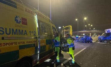 Muere un conductor de 63 años en un accidente en la A-2 en Alcalá de Henares