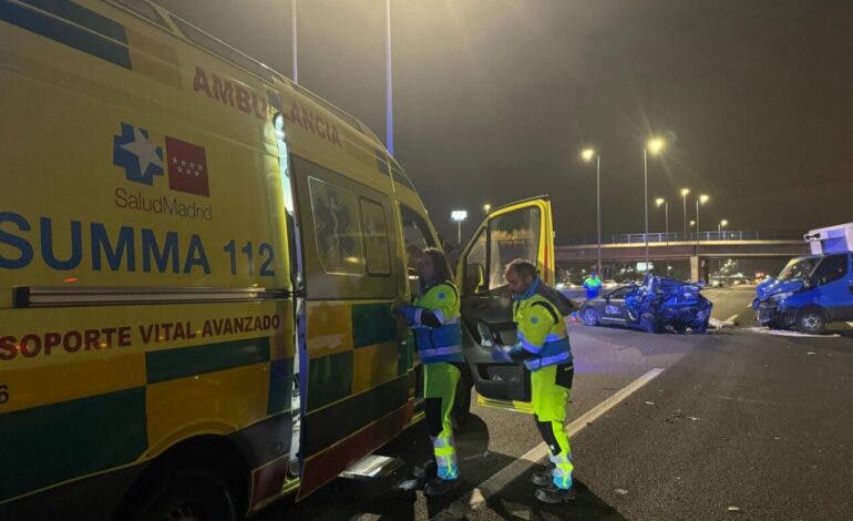 Muere un conductor de 63 años en un accidente en la A-2 en Alcalá de Henares