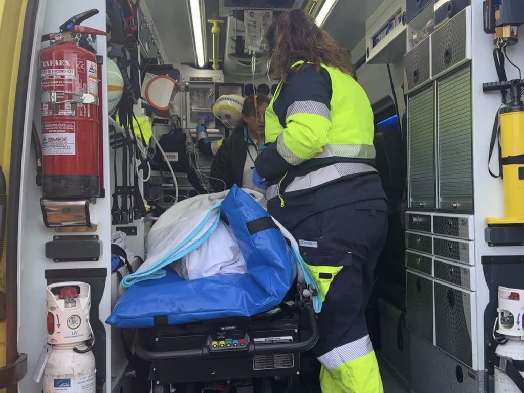 Dos heridos muy graves en un accidente frontal en la M-403 en San Martín de Valdeiglesias