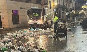 Alcalá de Henares retira seis toneladas de residuos tras las Preúvas y la Tardevieja