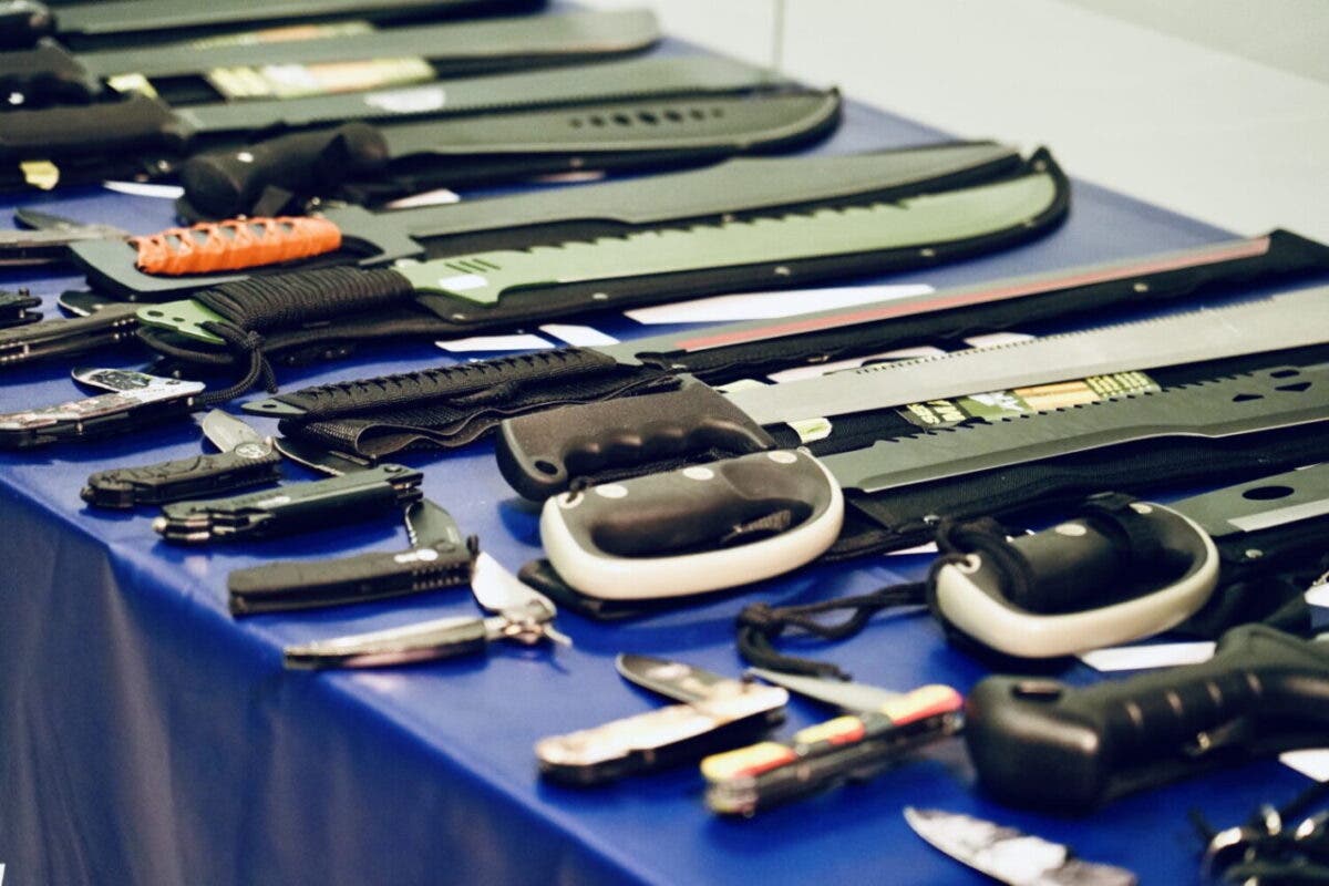 241 armas incautadas y 1.600 denuncias por botellón durante la Navidad en Madrid